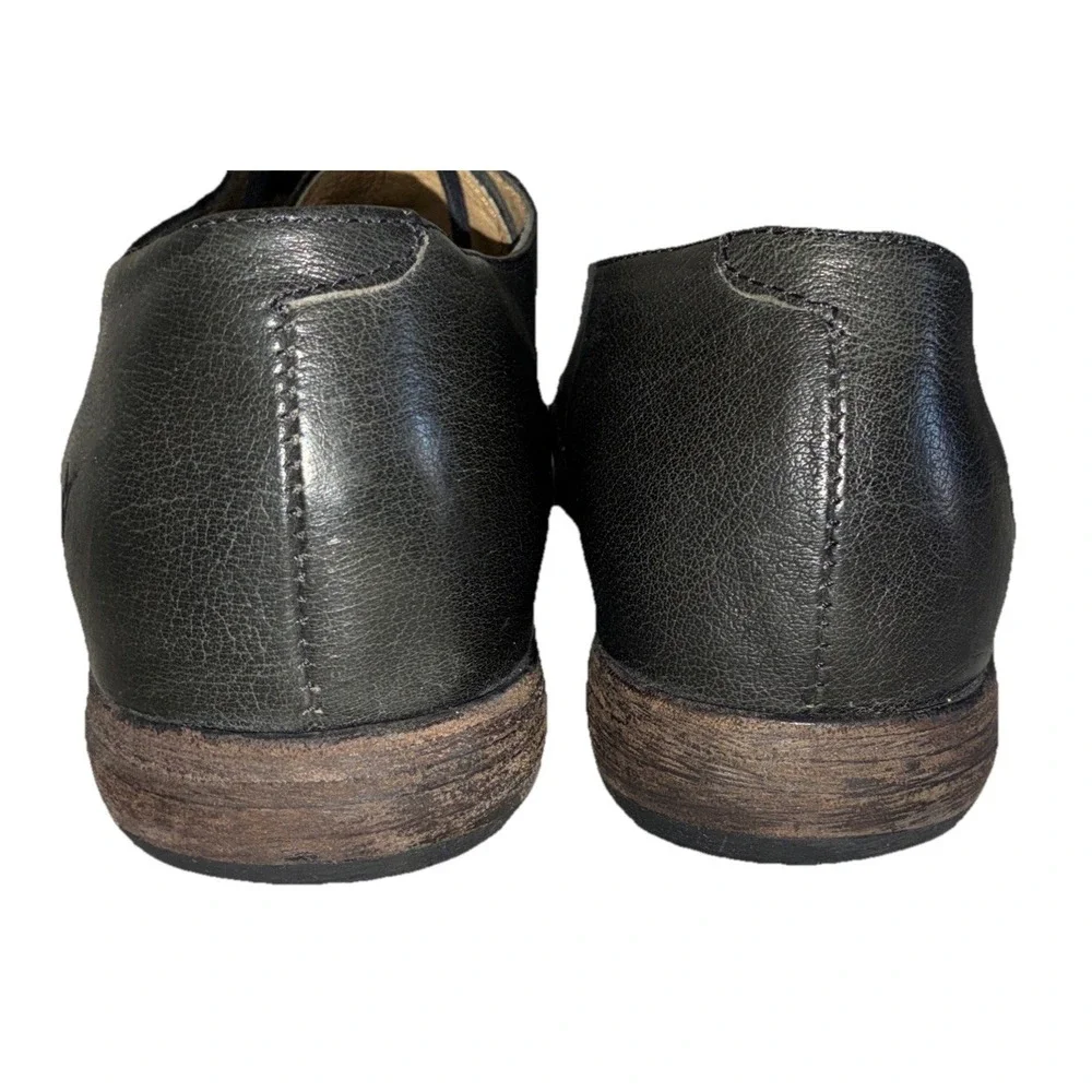 Frye Harvey Shoes‎ Men's 9 D Black Leather Cap Toe Oxford Dress Lace Up